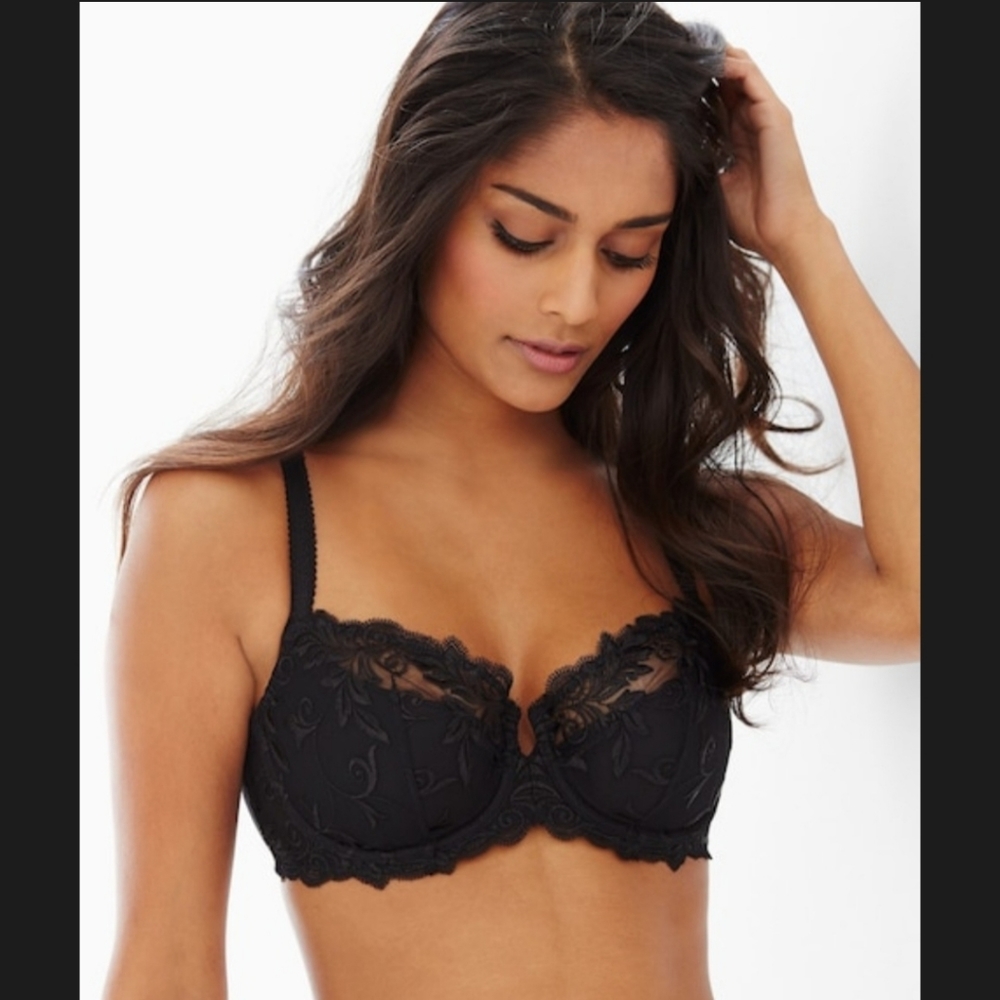 Balconette Semi Lined Embroidered Lace Sensuous